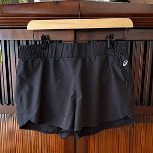 ASICS Women's Black Athletic Shorts